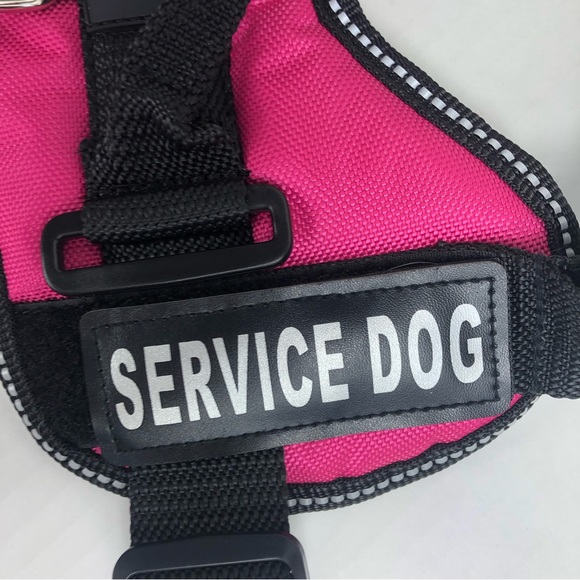 Industrial Puppy Reflective Service Dog Harness & Leash - Picture 4 of 10
